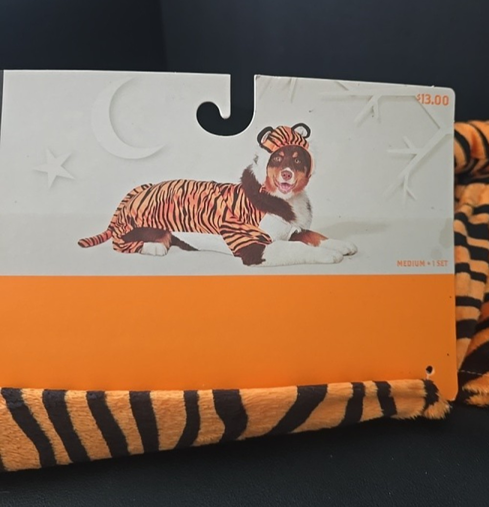 HYDE & EEk 2PC Tiger Dog Halloween Costume Sz M New
